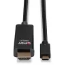 adapter kablowya Lindy 5 m USB Type C na HDMI 4K60 z HDR