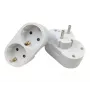 Rozgałęźnik zasilania MicroConnect PESCHPLUG2 — adapter sieciowy Schuko z 2 wyjściami