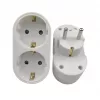 Rozgałęźnik zasilania MicroConnect PESCHPLUG2 — adapter sieciowy Schuko z 2 wyjściami