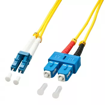 Lindy 1m LC-SC OS2 9/125 Światłowodowy kabel krosowy