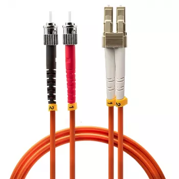 Kabel krosowy światłowodowy Lindy 1 m LC-ST OM2 50/125