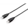 Kabel USB 2.0 Typu A Equip 128872 5,0 m Czarny