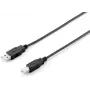 Kabel USB 2.0 Typ A na Typ B Equip 128860 1,8 m czarny