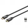 Kabel HDMI Manhattan 8K@60Hz 1 m pleciony męski na męski czarny