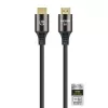 Kabel HDMI Manhattan 8K@60Hz 1 m pleciony męski na męski czarny