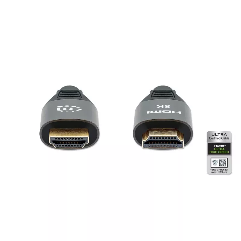 Kabel HDMI Manhattan 8K 60 Hz 3 m Męski na Męski Czarny