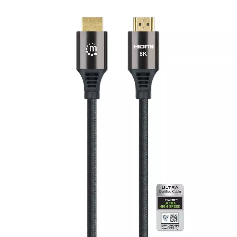 Kabel HDMI Manhattan 8K 60 Hz 3 m Męski na Męski Czarny