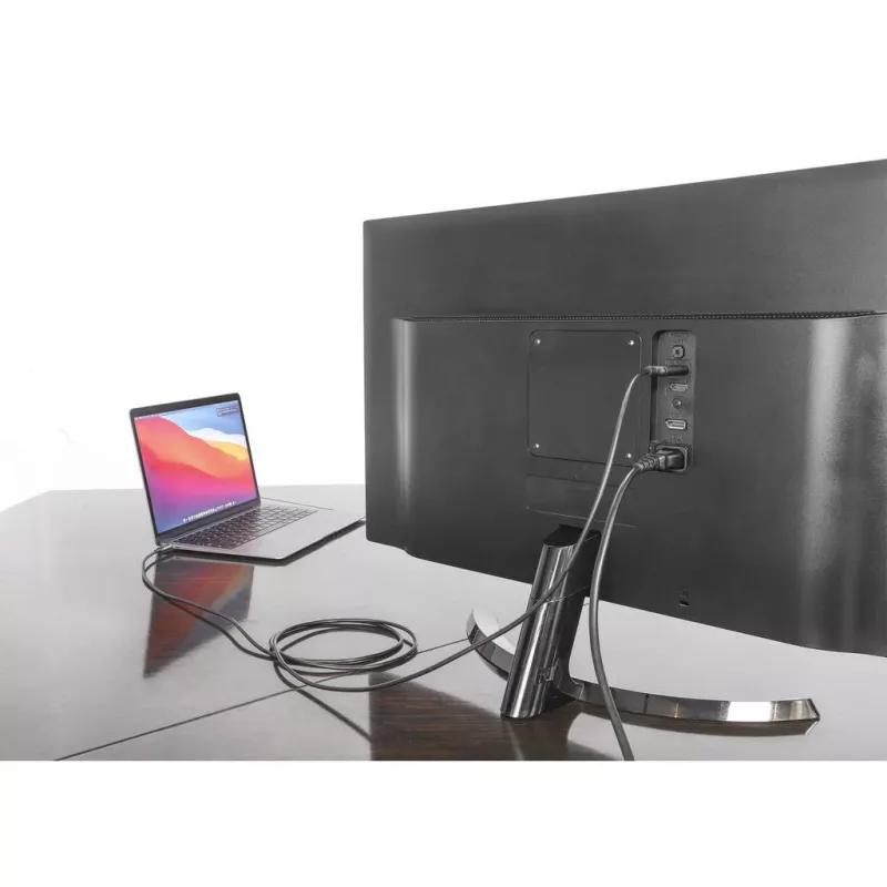 Manhattan USB-C do HDMI, 4K@60Hz, 1m, Czarny, Męski na Męski, Trzyletnia Gwarancja, Odpowiednik CDP2HD2MBNL