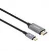 Kabel Manhattan USB-C na HDMI, 4K@60Hz, 2m, czarny, męski na męski, trzyletnia gwarancja, odpowiednik CDP2HD2MBNL