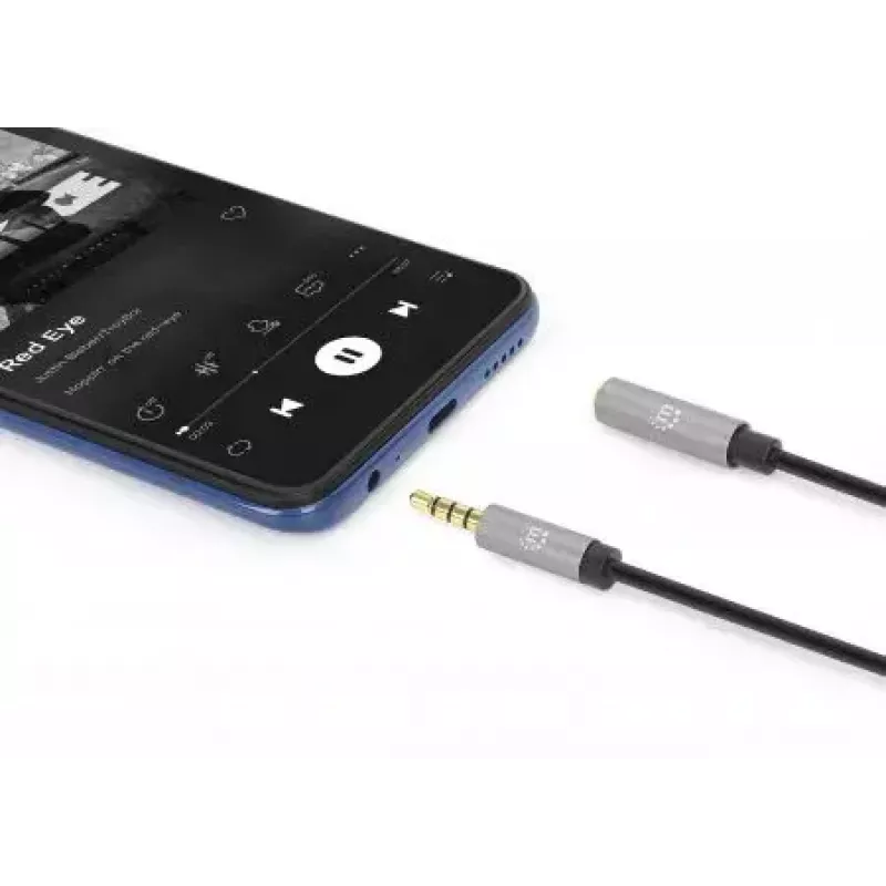 Audio Extension kabel Manhattan 3.5mm 3m Male/Female