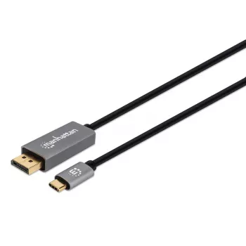 Kabel USB-C na DisplayPort Manhattan CDP2DP146B 8K 2m