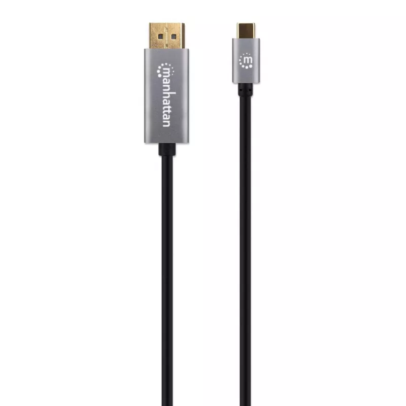 Kabel USB-C na DisplayPort Manhattan CDP2DP146B 8K 2m
