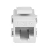 StarTech.com Biały Keystone Jack Cat 6 RJ45 Łącznik sieciowy - F/F