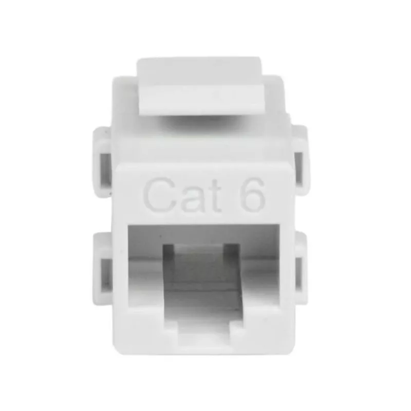 StarTech.com Biały Keystone Jack Cat 6 RJ45 Łącznik sieciowy - F/F