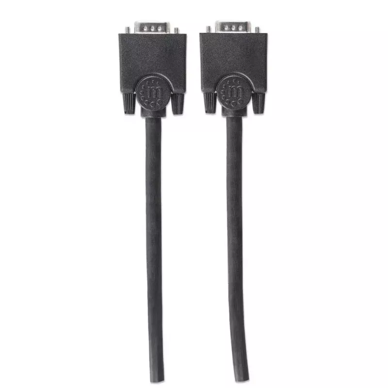 Kabel monitorowy VGA Manhattan 311731 1,8 m czarny wtyk męski na wtyk męski