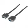 Kabel monitorowy VGA Manhattan 311731 1,8 m czarny wtyk męski na wtyk męski