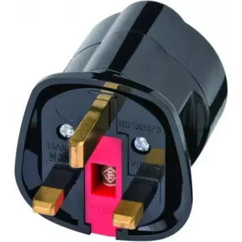 Adapter podróżny Brennenstuhl 1508533 Typ G UK Typ F Czarny