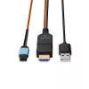 Lindy 38360 Przewód InfiniBand/światłowodowy 100 m MPO Wielokolorowy