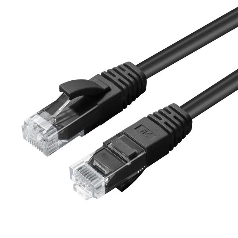 Kabel sieciowy Microconnect CAT6A UTP RJ-45 0.3m Czarny