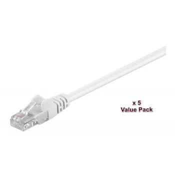 Kabel sieciowy Microconnect V-UTP515WVP biały 15 m Cat5e U/UTP (UTP)