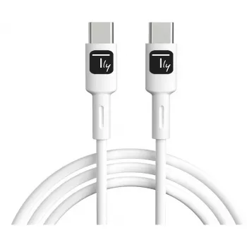Kabel USB Techly ICOC-MUSB20-C60W1 USB 2.0 1 m USB C biały