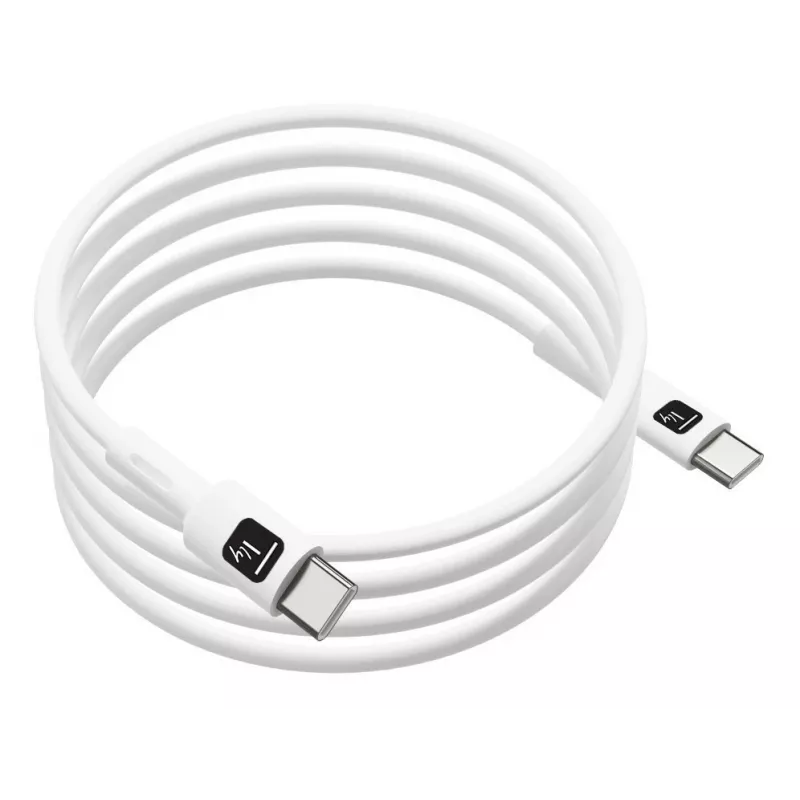 Kabel USB Techly ICOC-MUSB20-C60W1 USB 2.0 1 m USB C biały