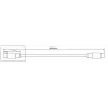 Microconnect DOCKUSB3.2CC1 kabel USB USB 3.2 Gen 2 (3.1 Gen 2) 1 m USB-C Czarny