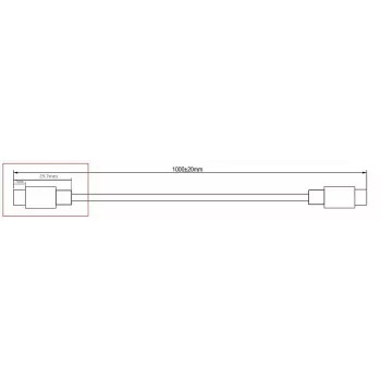 Microconnect DOCKUSB3.2CC1 kabel USB USB 3.2 Gen 2 (3.1 Gen 2) 1 m USB-C Czarny