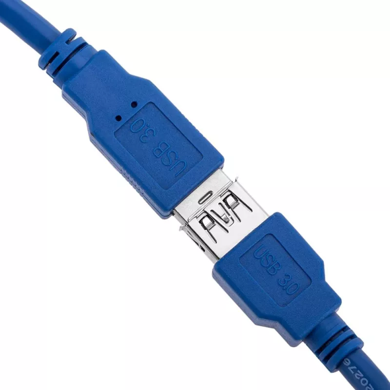 Techly Przedłużacz USB 3.0 Typ A męski / Typ A żeński 3m niebieski ICOC U3-AA-30-EX