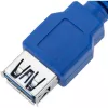 Techly Przedłużacz USB 3.0 Typ A męski / Typ A żeński 3m niebieski ICOC U3-AA-30-EX