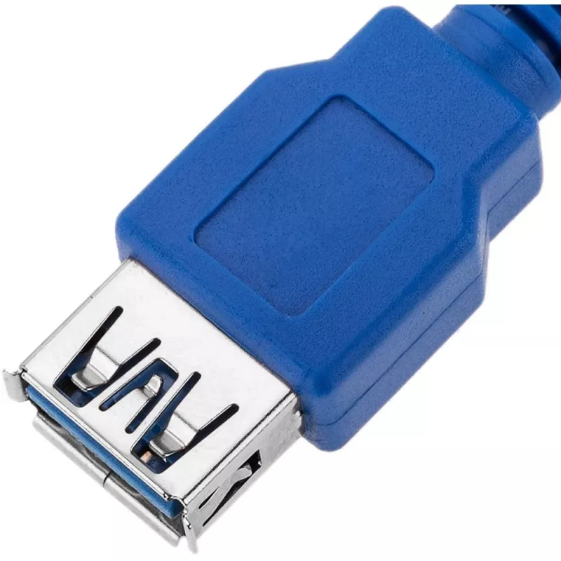 Techly Przedłużacz USB 3.0 Typ A męski / Typ A żeński 3m niebieski ICOC U3-AA-30-EX