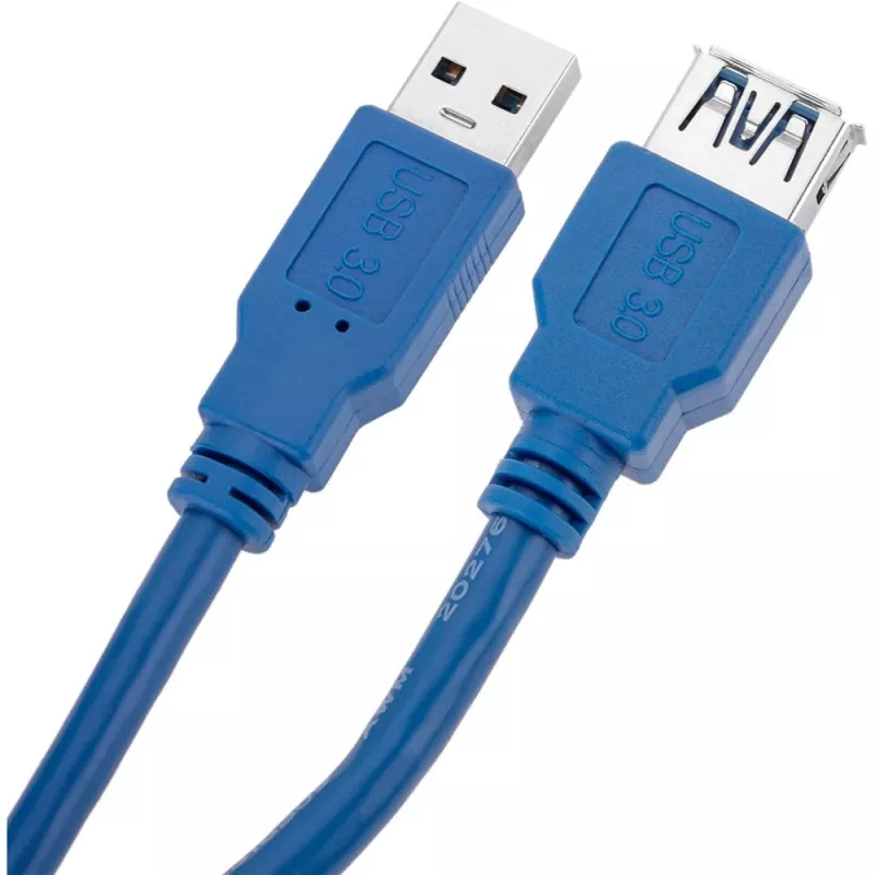 Techly Przedłużacz USB 3.0 Typ A męski / Typ A żeński 3m niebieski ICOC U3-AA-30-EX