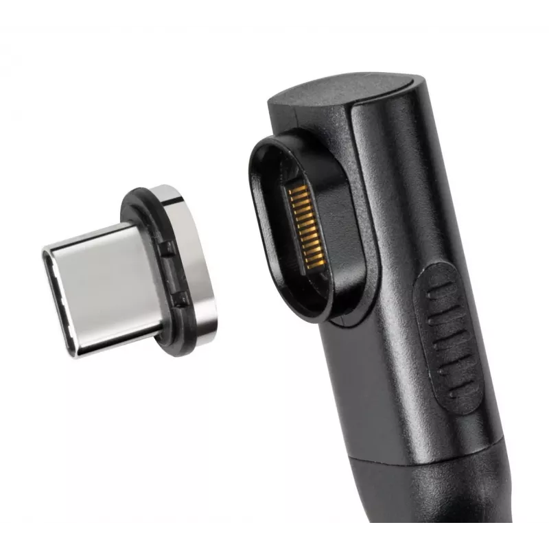 USB4 Magnetic Plug MicroConnect MC-LS-USB4MP2S — Kabel USB4, transmisja danych 40 Gb/s, Power Delivery 100 W
