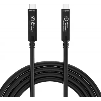 Kabel USB-C MicroConnect MC-USB3.2CC05-8K-OP 5 m — obsługa wideo 8K, USB 3.2