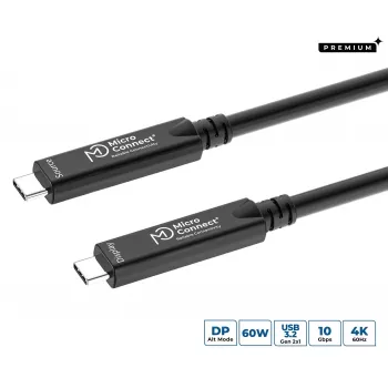 Kabel USB-C MicroConnect MC-USB3.2CC10-8K-OP 10 m, obsługuje do 8K