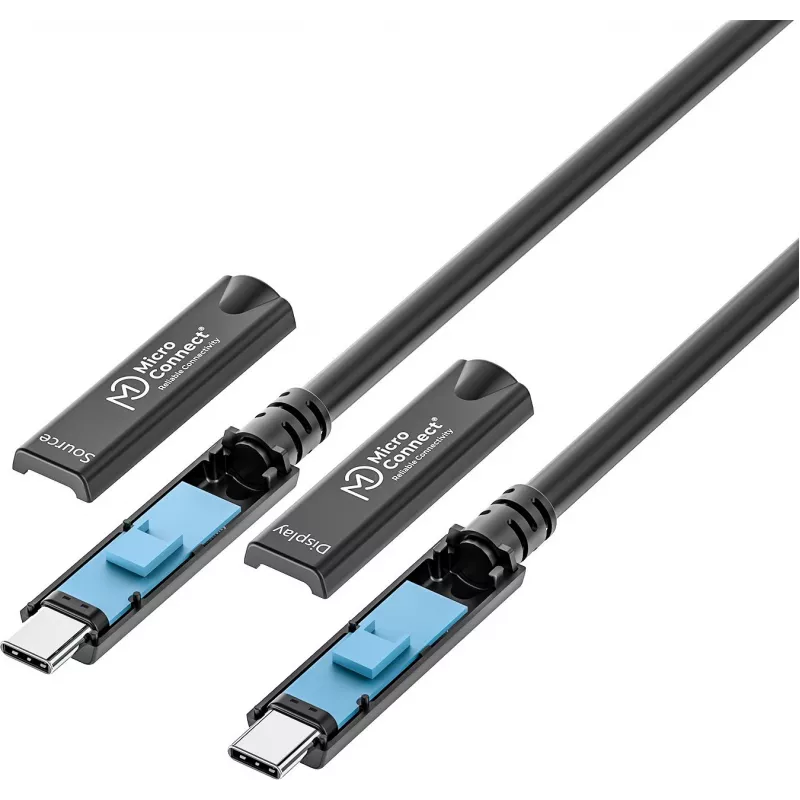 Kabel USB-C MicroConnect MC-USB3.2CC10-8K-OP 10 m, obsługuje do 8K