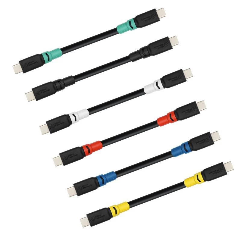 Kabel USB-C MicroConnect ColorFlex 100W USB3.2CC03-LSZH, USB-C na USB-C, USB 3.2, 100W PD, powłoka LSZH