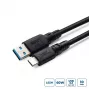 Kabel przejściówka USB-C na USB-A MicroConnect USB3.2AC1-LSZH, 1 m, USB 3.2
