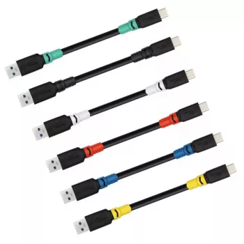 Kabel przejściówka USB-C na USB-A MicroConnect USB3.2AC1-LSZH, 1 m, USB 3.2