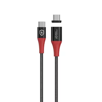 Magnetyczny kabel zasilający USB-C MicroConnect MC-MAGNETIC-CUSBC-SC-240W — dostarczanie mocy 240W, odłączane złącze magnetyczne