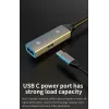 Microconnect USB3.0AAF20A kabel USB 20 m USB A Czarny