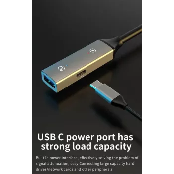 Microconnect USB3.0AAF20A kabel USB 20 m USB A Czarny
