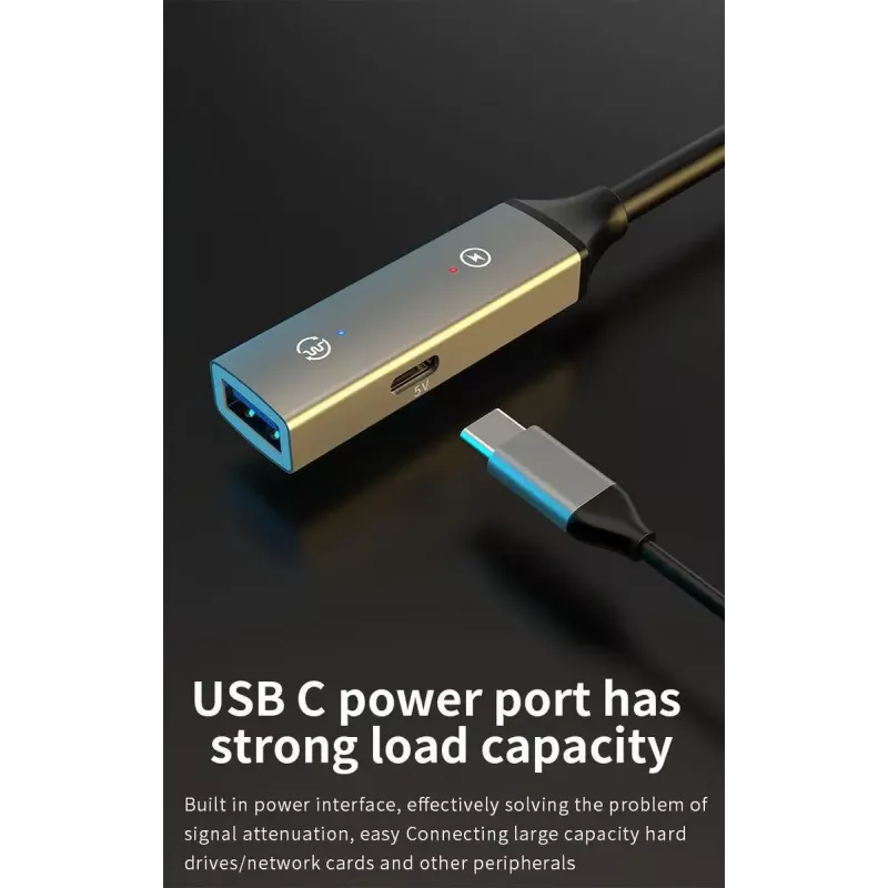 Microconnect USB3.0AAF20A kabel USB 20 m USB A Czarny