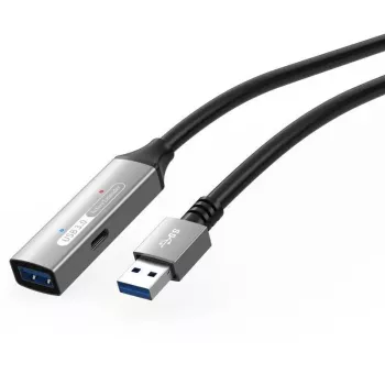 Microconnect USB3.0AAF20A kabel USB 20 m USB A Czarny