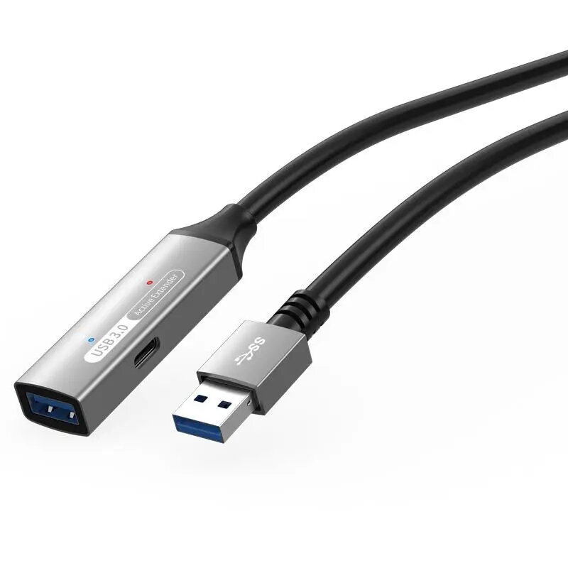 Microconnect USB3.0AAF20A kabel USB 20 m USB A Czarny