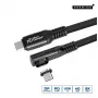 Kabel USB Microconnect MC-LS-USB4CC0.5-A 0,5 m USB C Czarny