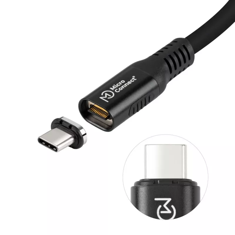 Microconnect MC-LS-USB4CC0.5 kabel USB 0.5 m USB C czarny