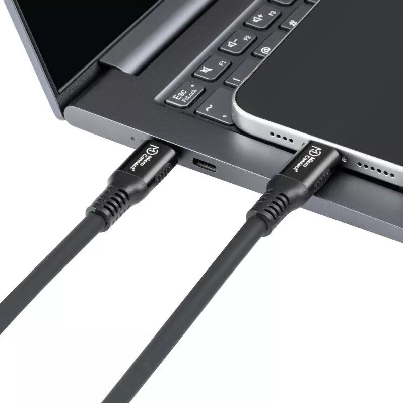 Microconnect MC-LS-USB4CC0.5 kabel USB 0.5 m USB C czarny