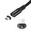 Kabel USB Microconnect MC-LS-USB4CC1.0 1 m USB C Czarny