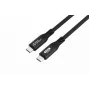 Microconnect USB4CC05-240W-80GBPS kabel USB USB4 Gen 3x2 0.5 m USB C Czarny